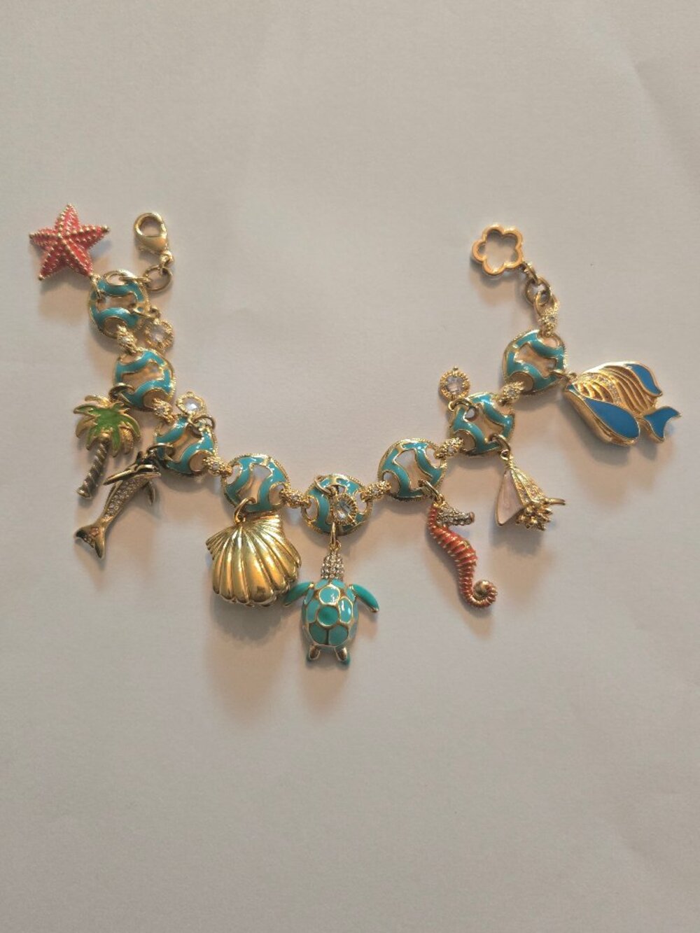 Lauren G. Adams Eau Tropical "Sea Creatures" charm bracelet